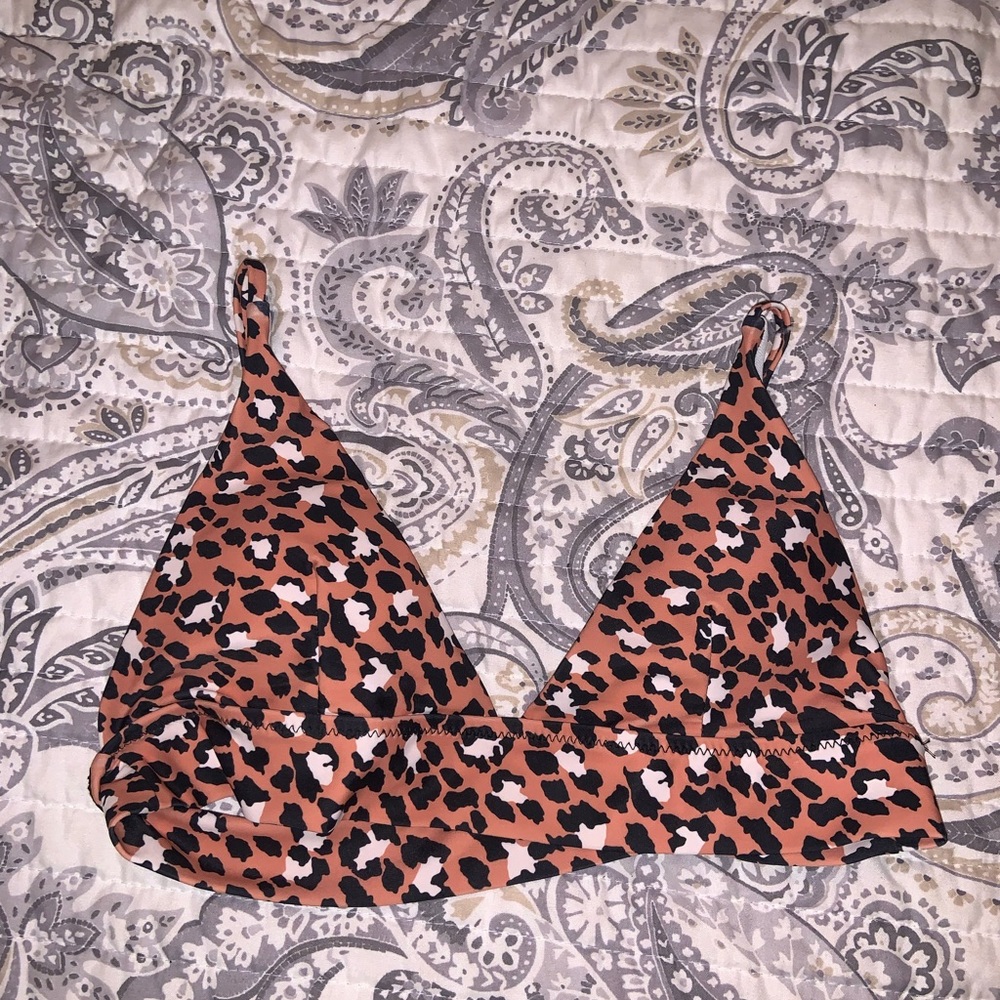 Shein Size Medium Cheetah Bikini Top